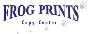 Frog Prints copy center logo